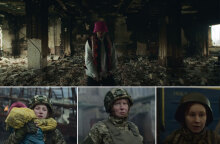 Στο βίντεο κλιπ του «Stefania» Ουκρανές σώζουν παιδιά σε βομβαρδισμένες πόλεις