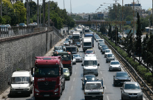 Κίνηση στους δρόμους της Αθήνας (Φωτογραφία αρχείου)