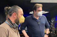 Στα γυρίσματα του «Έτερος Εγώ» Πιερρακάκης και Λιβάνιος -Δείτε φωτογραφίες   