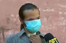 Ο αγνοούμενος Θύμιος Μπουγάς - Φορά μάσκα και φέρει μηχανισμό στο λαιμό που του επιτρέπει να μιλά