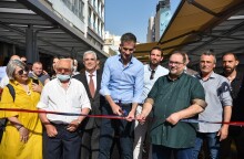 Ο Κώστας Μπακογιάννης στην παράδοση της νέας Βαρβακείου αγοράς