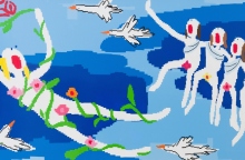 Έργο της Maja Djordjevic που θα παρουσιαστεί στα Δύο Χωριά