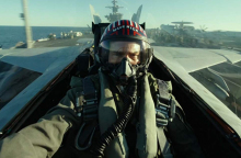 Ο Τομ Κρουζ στην ταινία «Top Gun: Maverick»