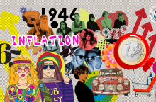 Πληθωρισμός - φωτογραφικό κολάζ