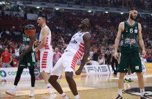 Άνετη νίκη του Ολυμπιακού στο ΣΕΦ κόντρα στον Παναθηναϊκό στον πρώτο τελικό της Basket League