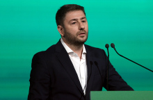 Ο πρόεδρος του ΠΑΣΟΚ – ΚΙΝΑΛ Νίκος Ανδρουλάκης 