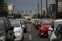 Κίνηση στους δρόμους της Αθήνας