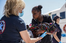 Μετανάστρια γέννησε στη βραχονησίδα Μπαρμπαλιάς