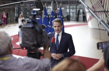 ΒΡΥΞΕΛΛΕΣ//Ο ΠΡΩΘΥΠΟΥΡΓΟΣ ΚΥΡΙΑΚΟΣ ΜΗΤΣΟΤΑΚΗΣ ΣΤΗ ΣΥΝΟΔΟ ΚΟΡΥΦΗΣ - ΔΥΤΙΚΩΝ ΒΑΛΚΑΝΙΩΝ (ΓΡ. ΤΥΠΟΥ ΠΡΩΘΥΠΟΥΡΓΟΥ/ΔΗΜΗΤΡΗΣ ΠΑΠΑΜΗΤΣΟΣ/EUROKINISSI)