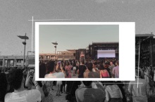 Στιγμιότυπο από τη συναυλία των Hooverphonic στο φεστιβάλ Release Athens