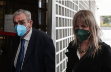 Ο Δημήτρης Παπαγγελόπουλος και η Ελένη Τουλουπάκη