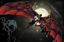 Καρέ από το κόμικ Venom-Rex που κυκλοφορεί από τις εκδόσεις Οξύ Comics