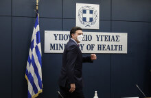 Ο υπουργός Υγείας Βασίλης Κικίλιας στην ενημέρωση για τον εμβολιασμό στην Ελλάδα κατά του κορωνοϊού