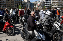 Μοτοπορεία διανομέων στη Θεσσαλονίκη