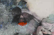 Πίνακας της Μαρίας Γιαννακάκη από την έκθεση «Ανοιξη τον Χειμώνα»