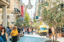 Ο πεζόδρομος της Ερμού στην Αθήνα ©Θανάσης Καρατζάς