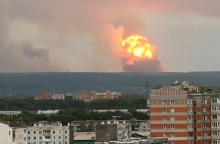 Πυρκαγιά σε αποθήκες πυρομαχικών στην Σιβηρία 