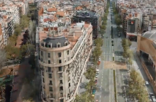 Απόλυτη ερημιά στους δρόμους της Βαρκελώνης