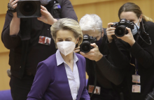 Η Πρόεδρος της Ευρωπαϊκής Επιτροπής, Ούρσουλα φον ντερ Λάιεν 