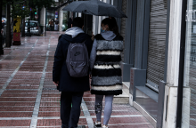 Βροχερός καιρός - Αθήνα