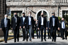 Επίσκεψη Μητσοτάκη στις εγκαταστάσεις της παλιάς ΠΥΡΚΑΛ 