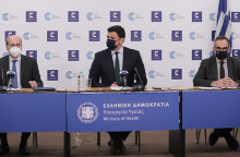 ΕΝΗΜΕΡΩΣΗ ΑΠΟ ΤΟΝ ΥΠ. ΥΓΕΙΑΣ ΒΑΣ. ΚΙΚΙΛΙΑ ΓΙΑ ΤΗΝ ΠΟΡΕΙΑ ΤΗΣ ΠΑΝΔΗΜΙΑΣ ΜΕ ΤΗΝ ΣΥΜΜΕΤΟΧΗ ΤΟΥ ΥΠ. ΕΡΓΑΣΙΑΣ Κ. ΧΑΤΖΗΔΑΚΗ