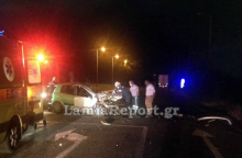 Τροχαίο στη Λαμία με έναν νεκρό: Εικόνα από το κατεστραμμένο αυτοκίνητο του οδηγού