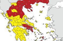 Υγειονομικός χάρτης για τον κορωνοϊό 