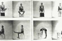 Ο Τζόζεφ Πιλάτες δείχνει ασκήσεις στη Wunda Chair