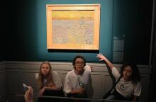 Οικολόγοι πέταξαν σούπα σε έργο του Βαν Γκογκ στη Ρώμη