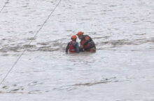 Διάσωση ατόμου από λασπόνερα στο Κιλελέρ