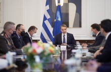 Συνεδρίαση ΚΥΣΕΑ υπό τον Κυριάκο Μητσοτάκη στο Μέγαρο Μαξίμου