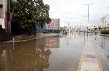 Κακοκαιρία στην Αττική - Πλημμυρισμένη Πειραιώς