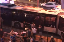 Καραμπόλα τεσσάρων λεωφορείων στην Κωνσταντινούπολη