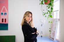 Η Σταματία Δημητρακοπούλου, καλλιτεχνική διευθύντρια της Art Athina