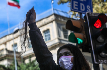 Διαμαρτυρία για τον θάνατο της Μαχσά Αμινί 