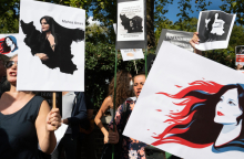Διαμαρτυρία για τον θάνατο της Μαχσά Αμινί