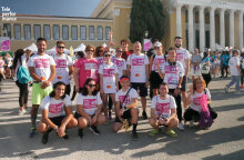 Ομάδα δρομέων της Teleperformance στο Greece Race For The Cure 2022