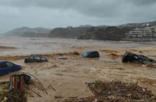 Κακοκαιρία στην Κρήτη: Εικόνα από την περιοχή της Αγίας Πελαγίας