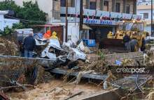 Κακοκαιρία στην Κρήτη: Εικόνα από την περιοχή της Αγίας Πελαγίας