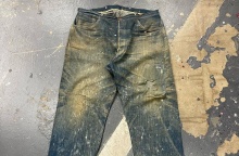 Τζιν παντελόνι του 1880 με λερώματα από ορυχείο
