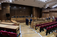 Δίκη Χρυσής Αυγής - Η δικαστική αίθουσα