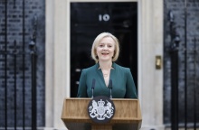 Η απερχόμενη πρωθυπουργός της Βρετανίας, Λιζ Τρας