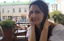 Η Ιόλη Ανδρεάδη. 