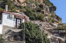 Πτώση βράχου στην Ιεράπετρα και καταστροφές σε ενοικιαζόμενα