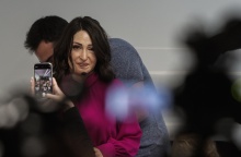 Η Ιωάννα Παλιοσπύρου στην παρουσίαση του ιδρύματος της