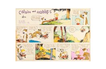 Ρεκόρ σε δημοπρασία για χρωματιστό στριπ του «Calvin and Hobbes» - Πωλήθηκε έναντι 480.000 δολαρίων ένα από τα πιο πολύτιμα κόμικς στην ιστορία της 9ης τέχνης. 