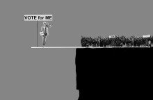 Το προεκλογικό σκηνικό, το κλίμα πόλωσης και φανατισμού και οι επιδιώξεις των κομμάτων για τη συμμετοχή διάσημων ονομάτων στα ψηδοφέλτιά τους.