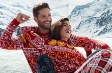 ζευγάρι στα χιόνια 