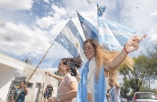 Πανηγυρισμοί μετά την κατάκτηση του Μουντιάλ 2022 από την Αργεντινή στο Μπουένος Άιρες